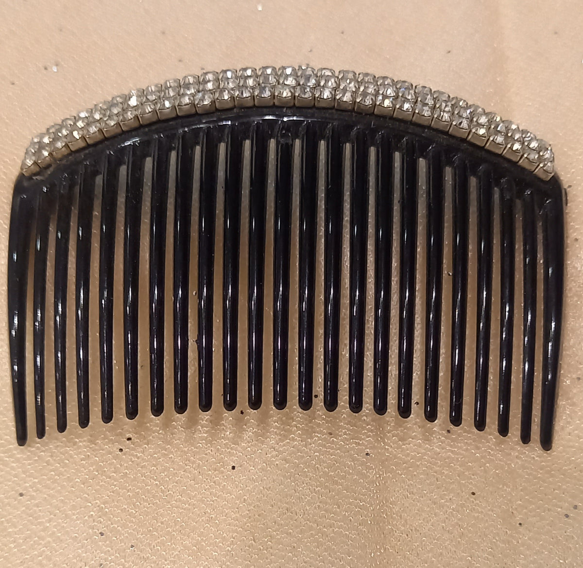 Pettinino Medio con 3 File di Strass