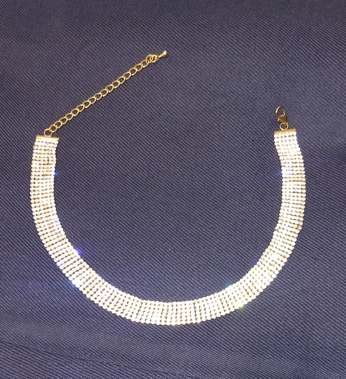 Collarino Strass Multifilo