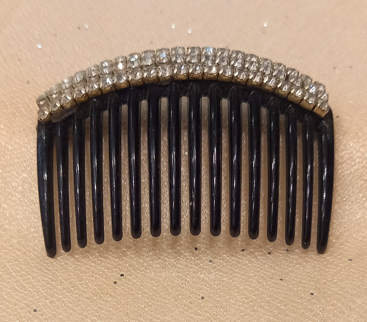 Pettinino Piccolo con 3 File di Strass