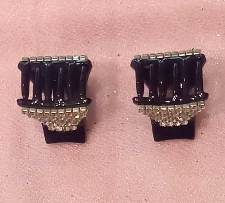 Coppia di Pinzini Gioiello con Strass