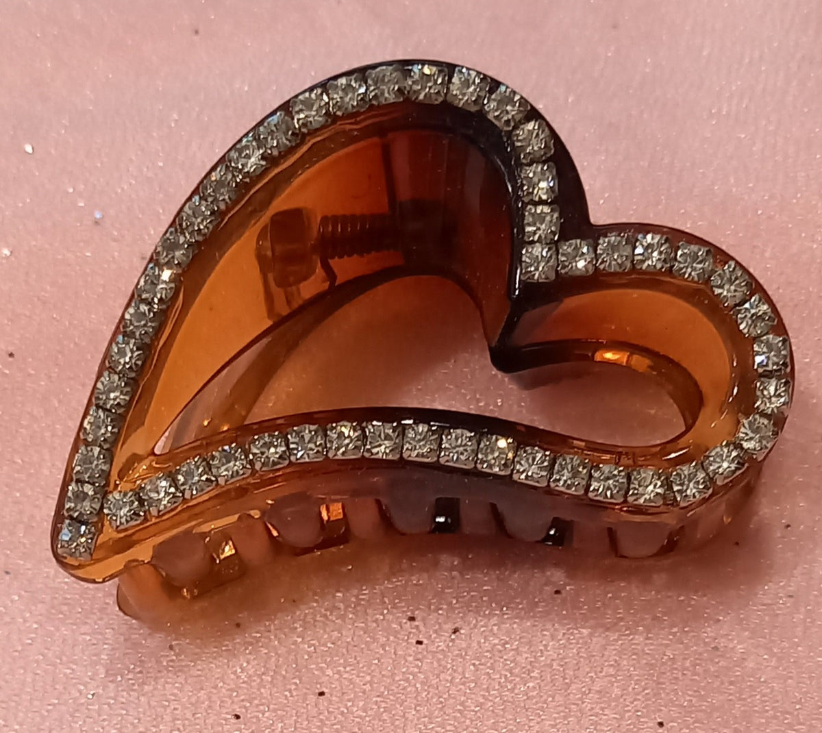 Pinzone Medio Cuore con Strass