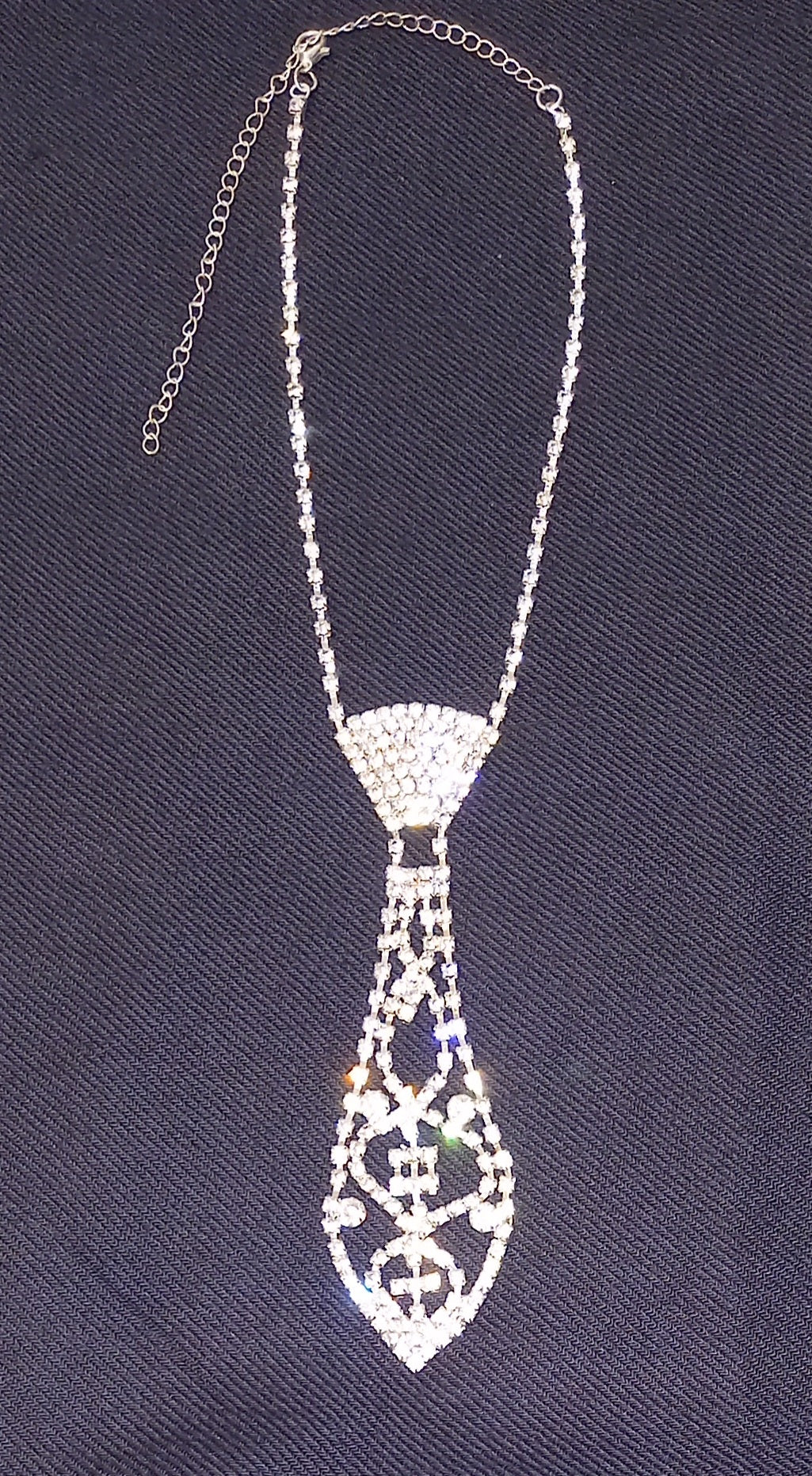 Collana Cravatta Traforata Piccola