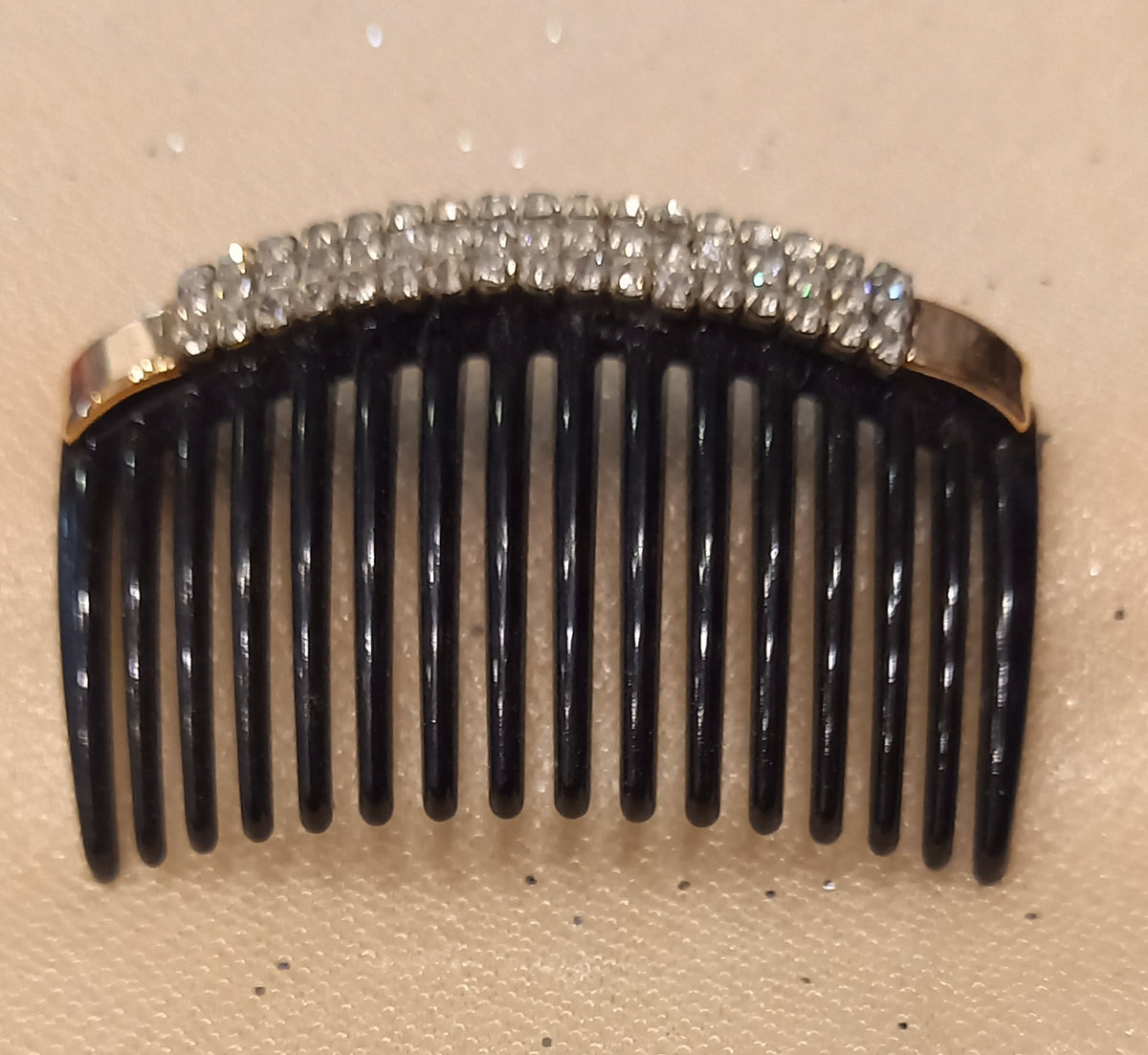 Pettinino Piccolo con 3 File di Strass