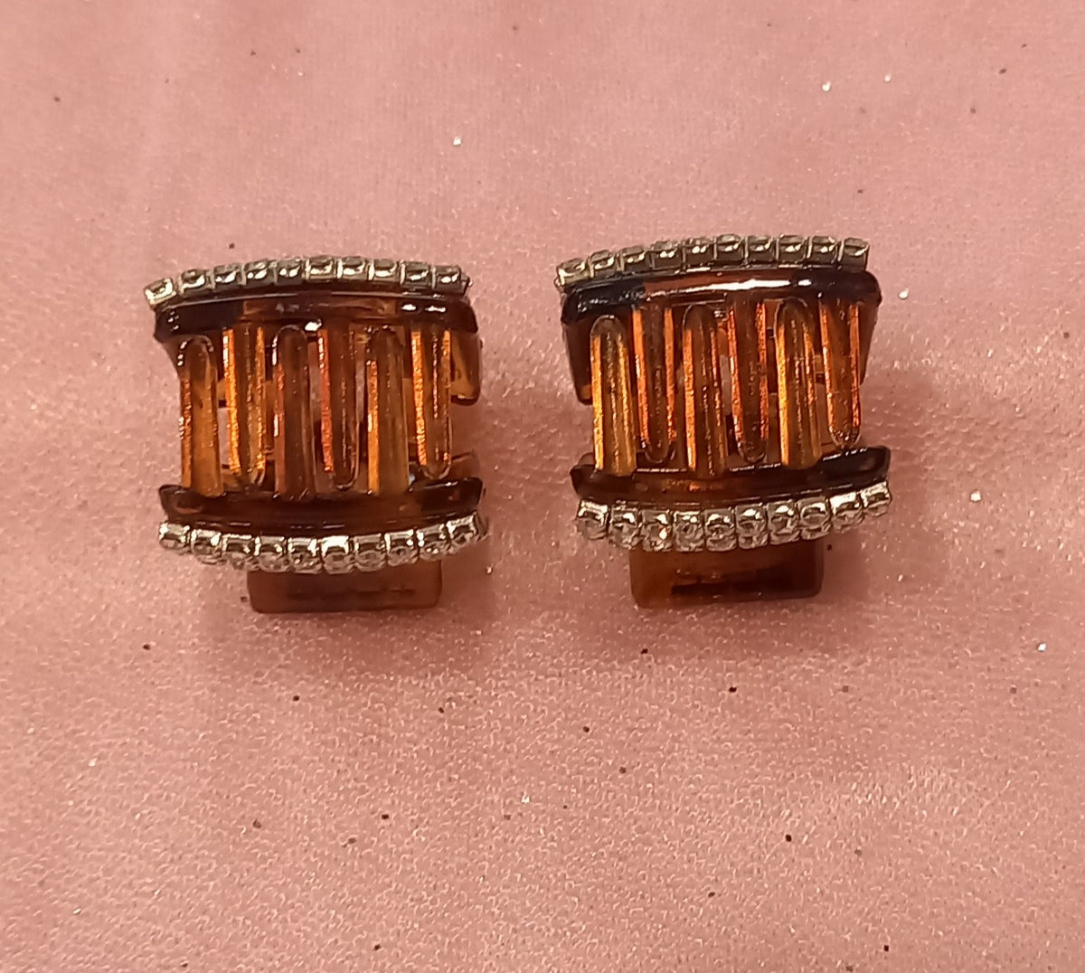 Coppia di Pinzini Gioiello con Strass