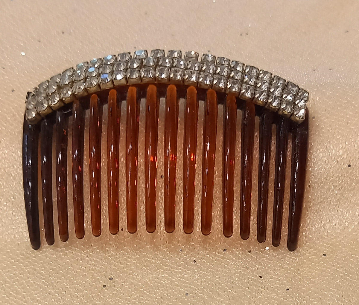 Pettinino Piccolo con 3 File di Strass