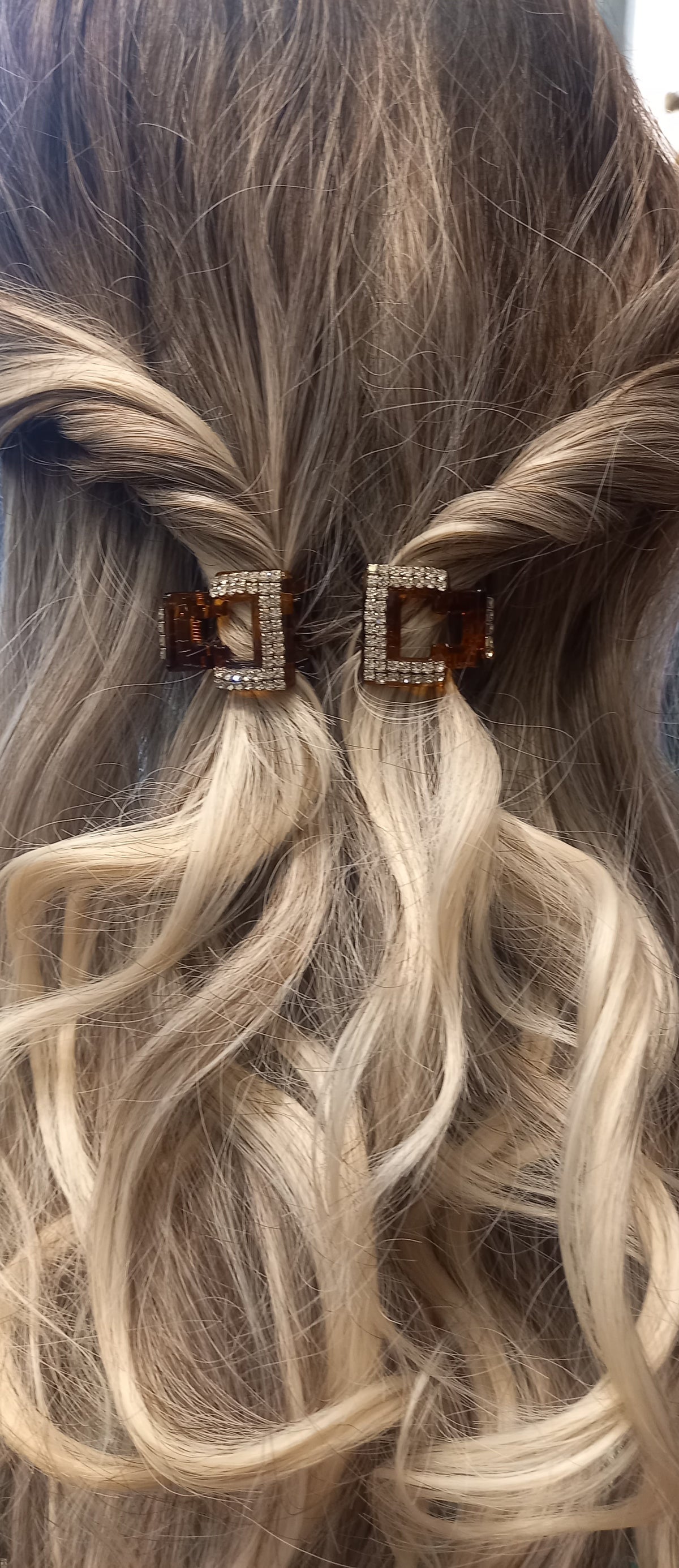 Coppia di Pinzini Gioiello con Strass